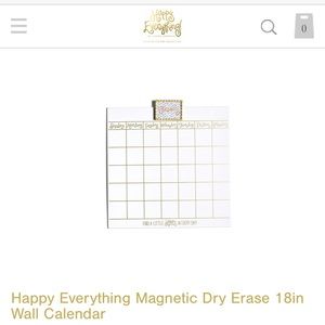 Happy Everything Dry Erase Calendar